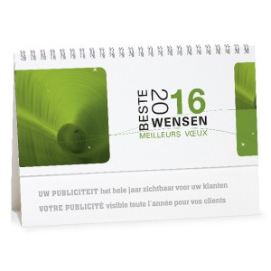 Bureaukalender als eindejaarsgeschenk