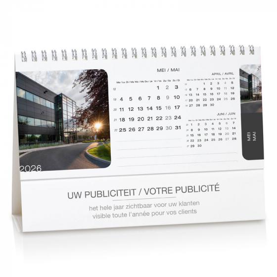 Bureaukalender 2027 met uw eigen foto's