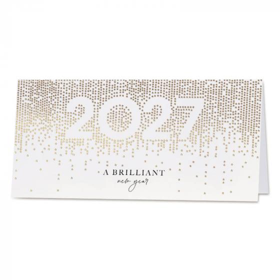 Kerstkaart voor bedrijven A Brilliant New Year