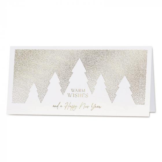 Zakelijke internationale kerstkaart silhouet kerst