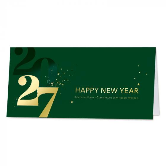 Zakelijke kerstkaart Green Twenty Seven