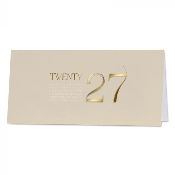 Zakelijke kerstkaart Twenty 27