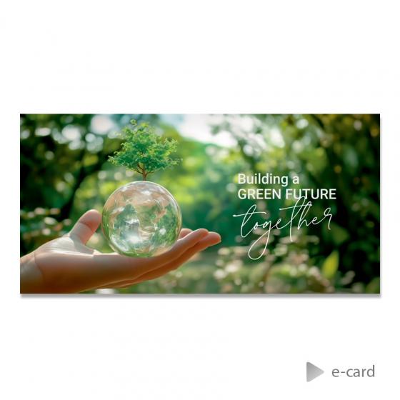 E-card duurzaamheid building a green future together