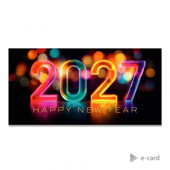 E-card voor bedrijven kleurrijk 2027