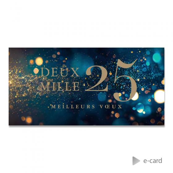 Stijlvolle e-card Deux Mille 25 