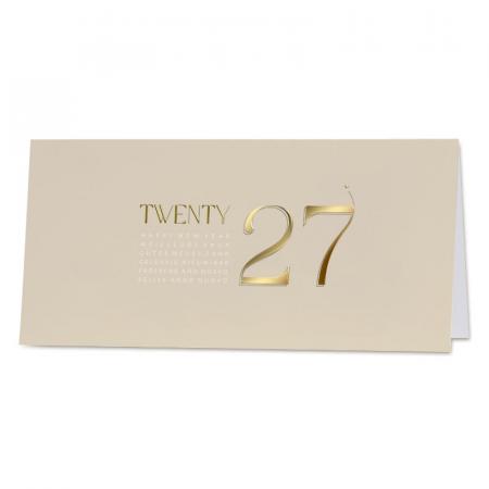 Zakelijke kerstkaart Twenty 27