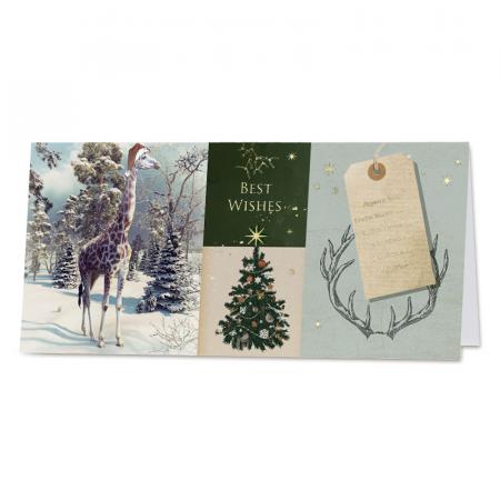 Zakelijke kerstkaart wintersfeer