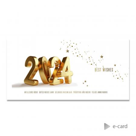 E-card 2024 in goud