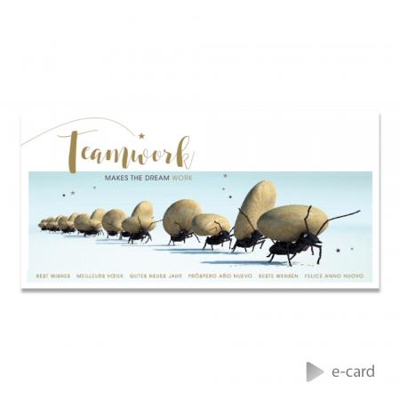 E-card met hippe slogan