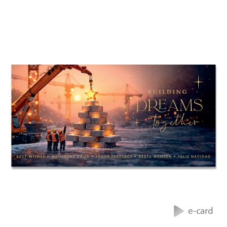 E-card voor bedrijven building dreams together