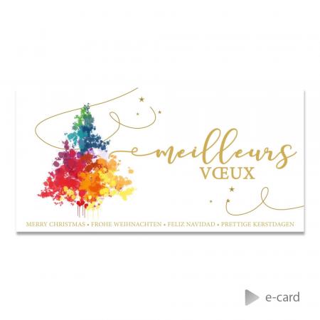 Franstalige e-card kleurrijk